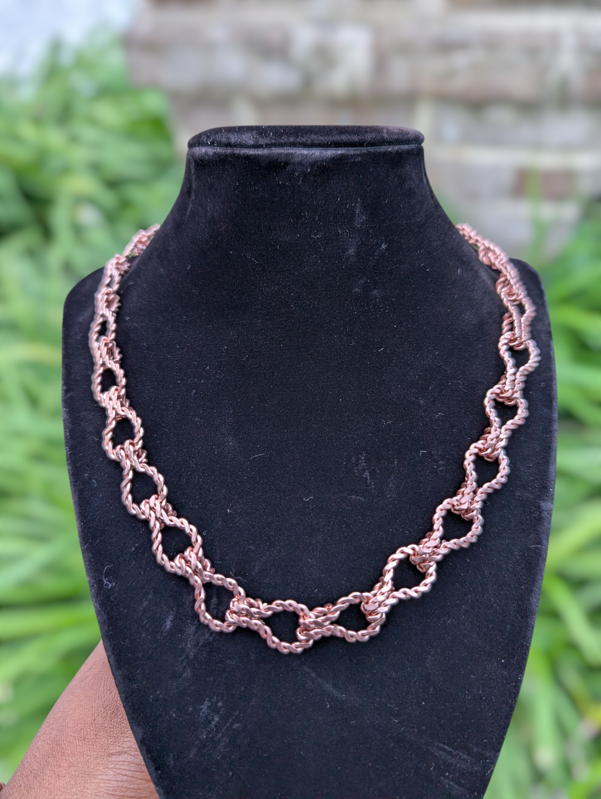 Wire Wrapped Fancy Link Chain