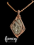 Pyrite and Copper Pendant