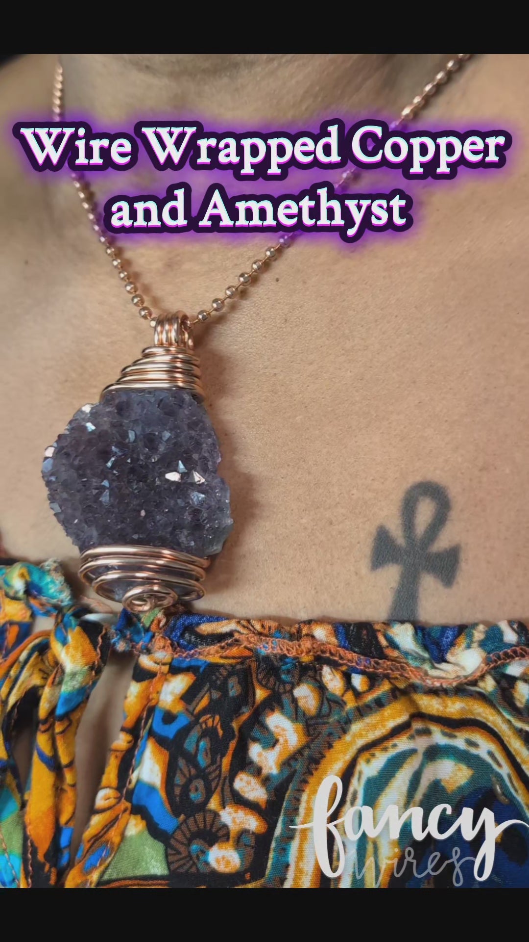 Wholesale Simple Wrapped Copper Pendants