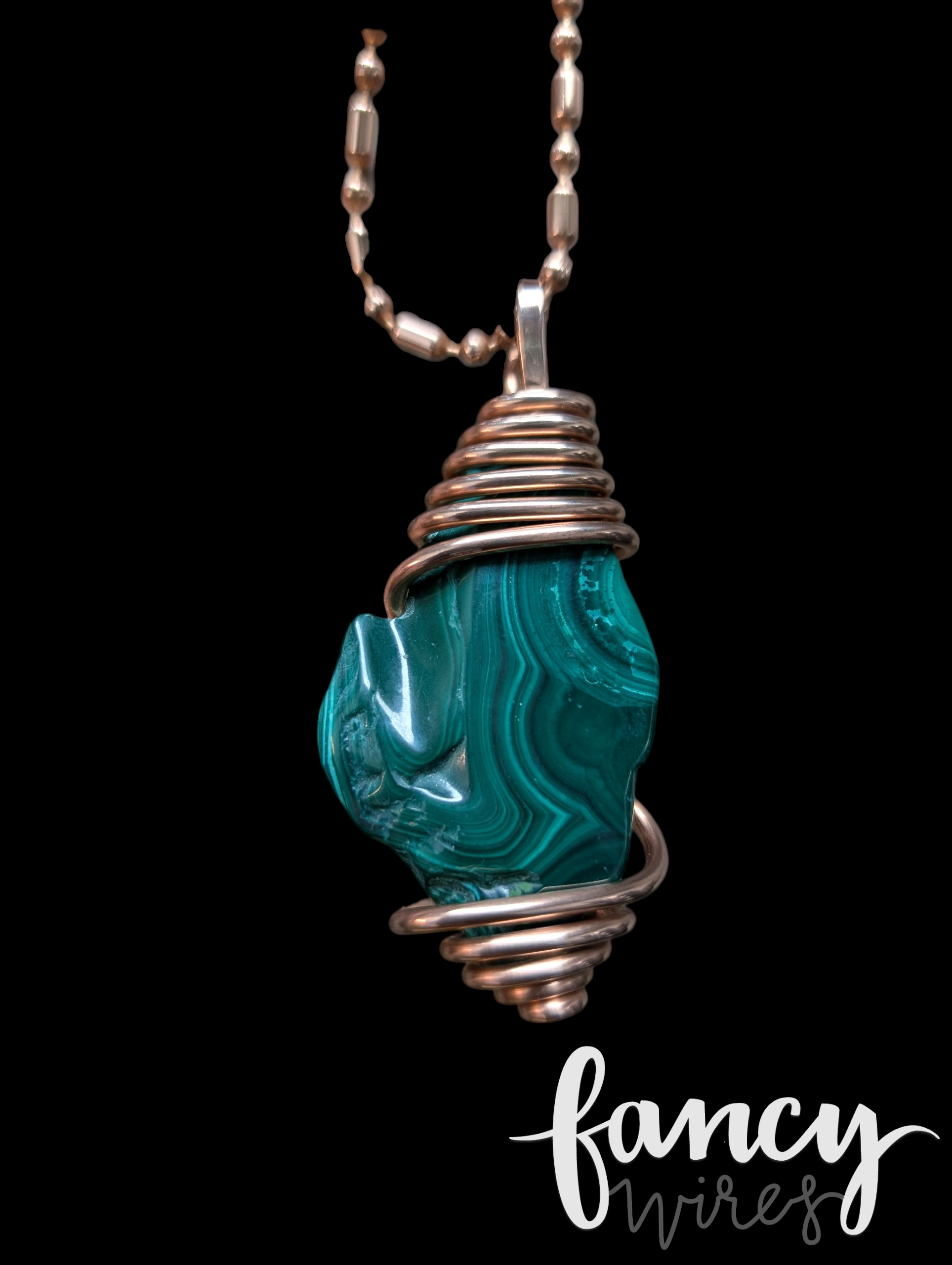 Wholesale Simple Wrapped Copper Pendants