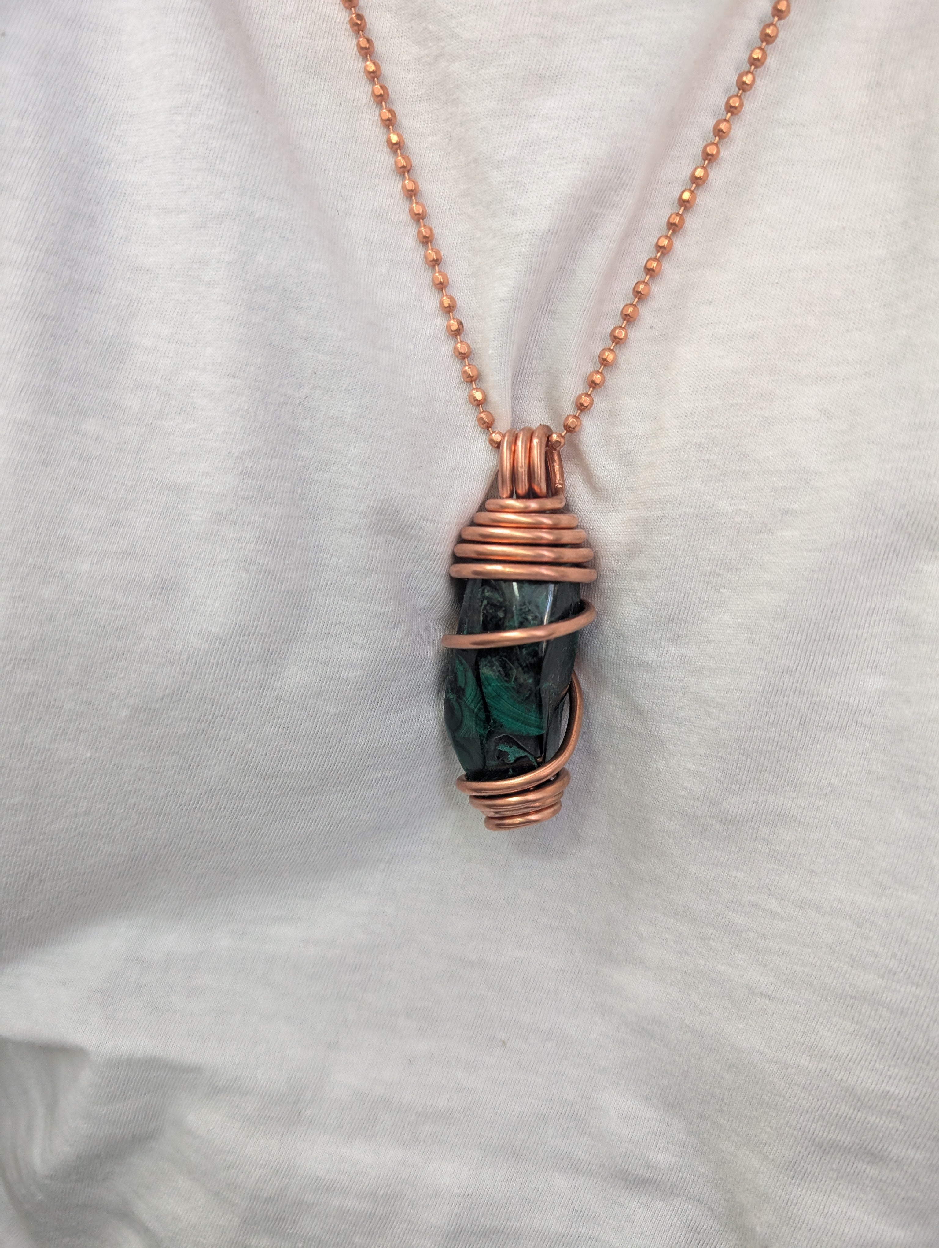 Wholesale Simple Wrapped Copper Pendants